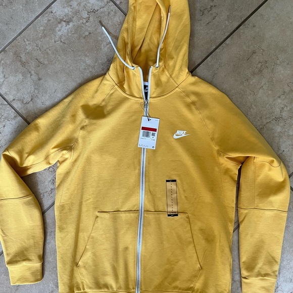 Nike Hoodie, yellow , unisex , full zip - Picture 2 of 7